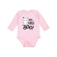 thumbnail image 1 of Inktastic My 1st Boo with Cute Ghost Boys or Girls Long Sleeve Baby Bodysuit, 1 of 5