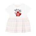 thumbnail image 1 of Inktastic My 1st Canada Day with Red and White Maple Leaves Girls Baby Dress, 1 of 5