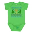 thumbnail image 1 of Inktastic My 1st Chrismukkah Sweater Style with Menorah and Trees Boys or Girls Baby Bodysuit, 1 of 5