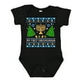 thumbnail image 1 of Inktastic My 1st Chrismukkah Sweater Style with Menorah and Trees Boys or Girls Baby Bodysuit, 1 of 5