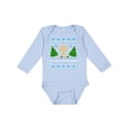 thumbnail image 1 of Inktastic My 1st Chrismukkah Sweater Style with Menorah and Trees Boys or Girls Long Sleeve Baby Bodysuit, 1 of 5