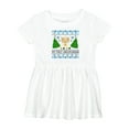 thumbnail image 1 of Inktastic My 1st Chrismukkah Sweater Style with Menorah and Trees Girls Baby Dress, 1 of 5