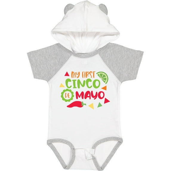 Inktastic My 1st Cinco De Mayo with Lime and Red Pepper Boys or Girls Baby Bodysuit