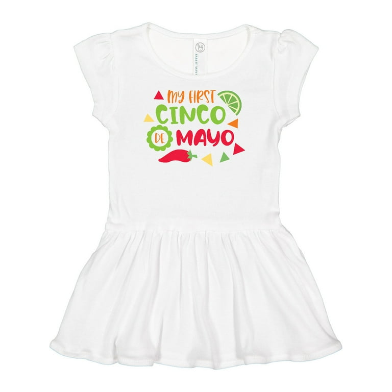 Inktastic My 1st Cinco De Mayo with Lime and Red Pepper Girls Baby