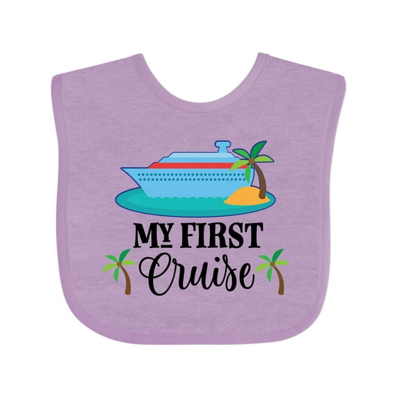 Inktastic My 1st Cruise Vacation Trip Boys or Girls Baby Bib