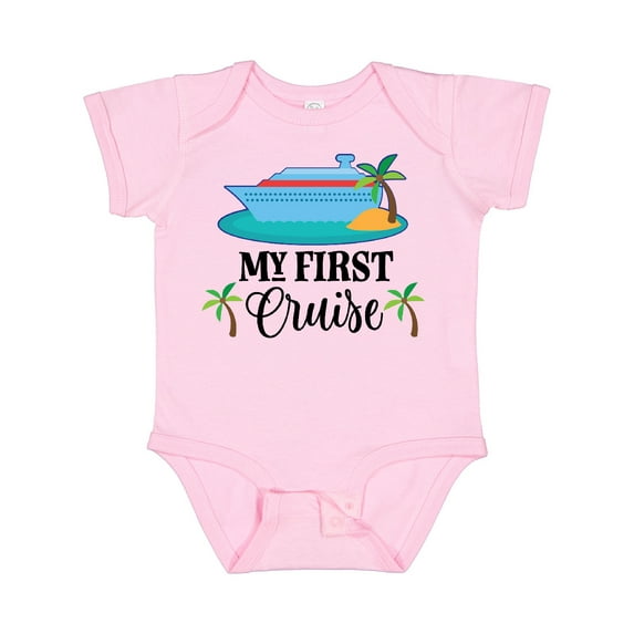 Inktastic My 1st Cruise Vacation Trip Boys or Girls Baby Bodysuit