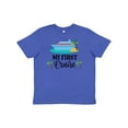 thumbnail image 1 of Inktastic My 1st Cruise Vacation Trip Youth T-Shirt, 1 of 5