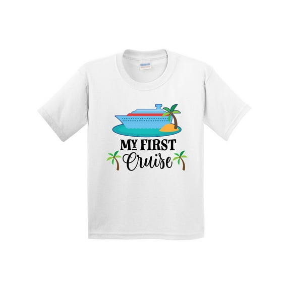 Inktastic My 1st Cruise Vacation Trip Youth T-Shirt