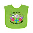 thumbnail image 1 of Inktastic My 1st Dia De Los Muertos with Sugar Skulls and Flowers Boys or Girls Baby Bib, 1 of 4