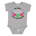 thumbnail image 1 of Inktastic My 1st Dia De Los Muertos with Sugar Skulls and Flowers Boys or Girls Baby Bodysuit, 1 of 5