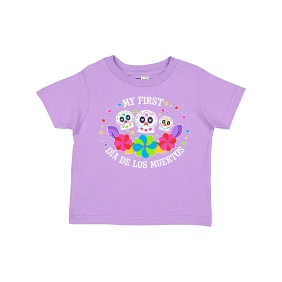 Inktastic My 1st Dia De Los Muertos with Sugar Skulls and Flowers Boys or Girls Toddler T-Shirt
