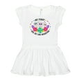 thumbnail image 1 of Inktastic My 1st Dia De Los Muertos with Sugar Skulls and Flowers Girls Baby Dress, 1 of 5