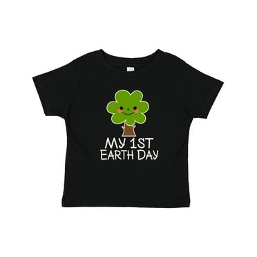 Inktastic My 1st Earth Day 2025 Boys or Girls Baby T-Shirt