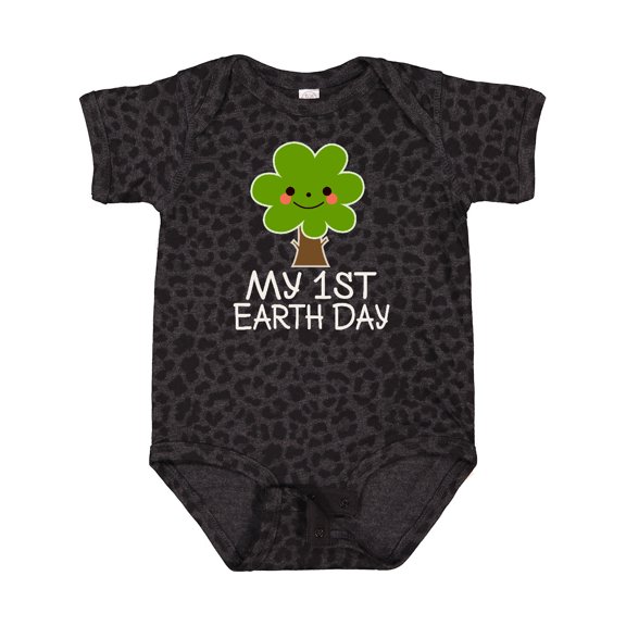 Inktastic My 1st Earth Day 2025 Boys or Girls Baby Bodysuit