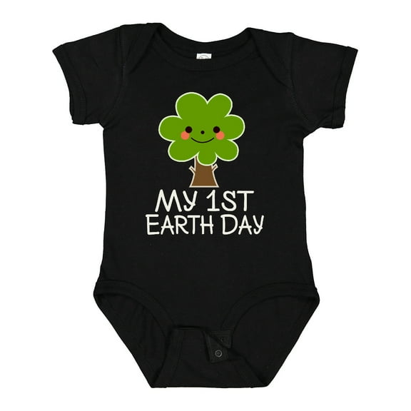 Inktastic My 1st Earth Day 2025 Boys or Girls Baby Bodysuit
