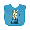 thumbnail image 1 of Inktastic My 1st Easter Boy Bunny Rabbit Boys Baby Bib, 1 of 4