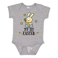 thumbnail image 1 of Inktastic My 1st Easter Boy Bunny Rabbit Boys Baby Bodysuit, 1 of 5