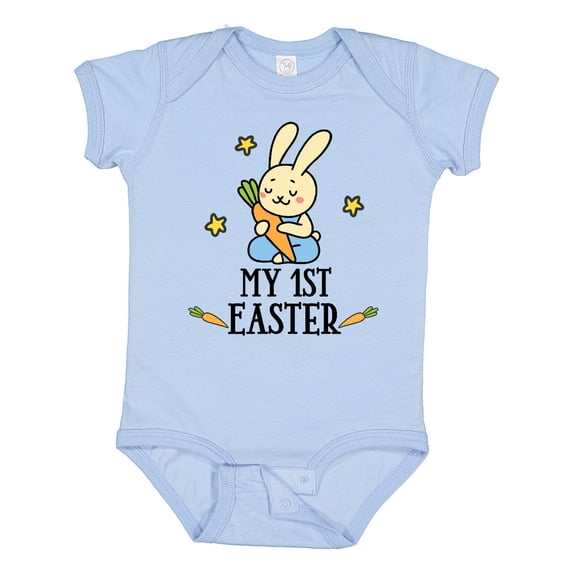 Inktastic My 1st Easter Boy Bunny Rabbit Boys Baby Bodysuit
