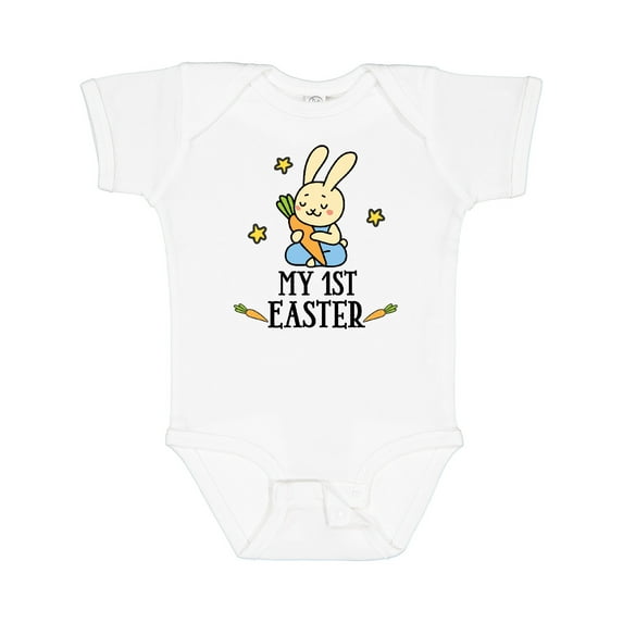 Inktastic My 1st Easter Boy Bunny Rabbit Boys Baby Bodysuit