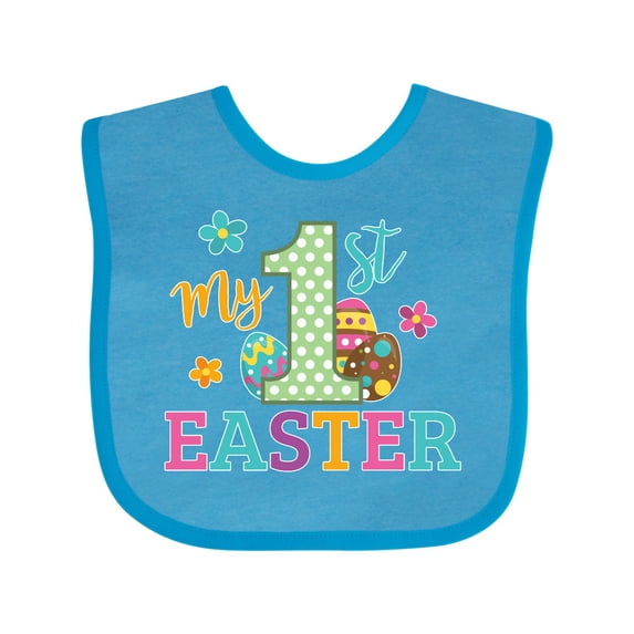 Inktastic My 1st Easter Boys or Girls Baby Bib