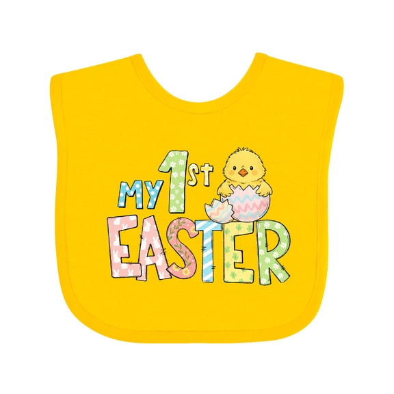 Inktastic My 1st Easter Boys or Girls Baby Bib