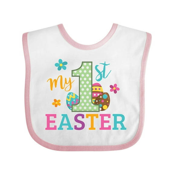 Inktastic My 1st Easter Boys or Girls Baby Bib