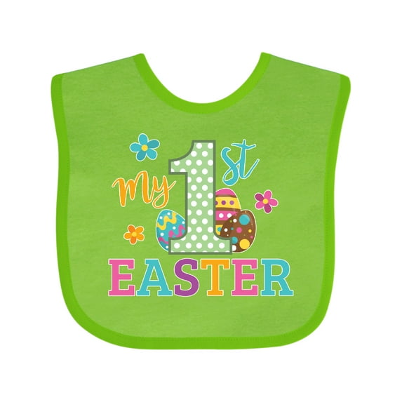Inktastic My 1st Easter Boys or Girls Baby Bib