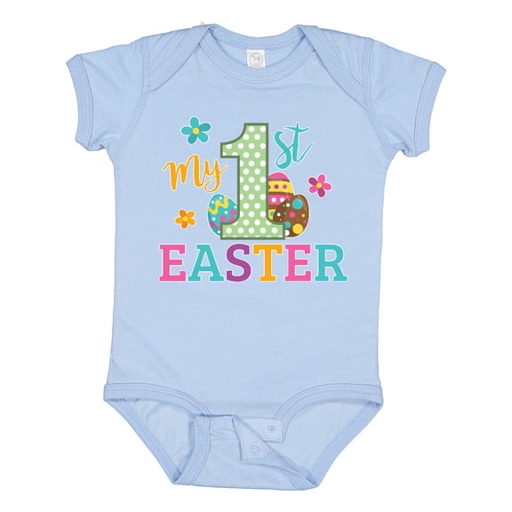 Inktastic My 1st Easter Boys or Girls Baby Bodysuit