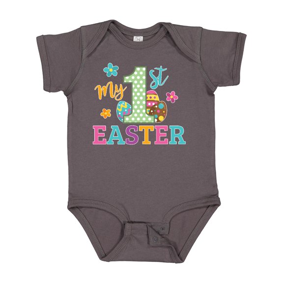 Inktastic My 1st Easter Boys or Girls Baby Bodysuit