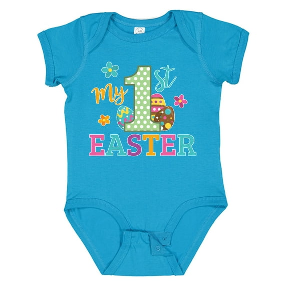 Inktastic My 1st Easter Boys or Girls Baby Bodysuit