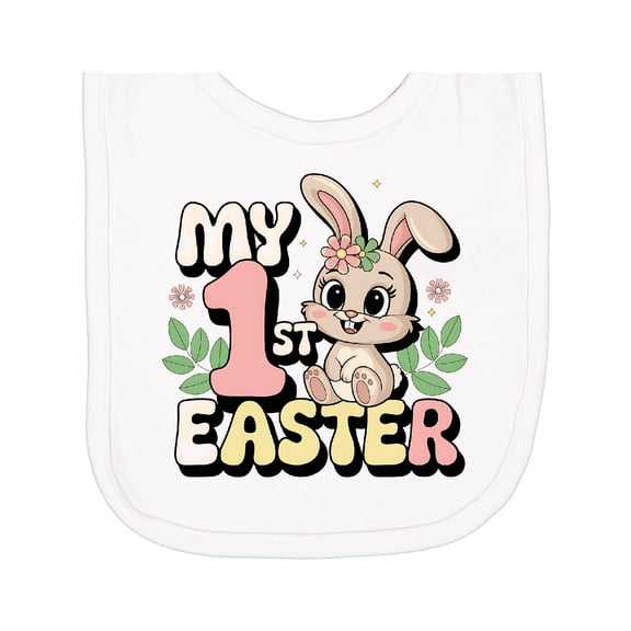 Inktastic My 1st Easter Bunny Newborn Bib