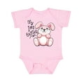 thumbnail image 1 of Inktastic My 1st Easter Cuddly Pink Bunny Boys or Girls Baby Bodysuit, 1 of 5