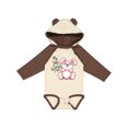 thumbnail image 1 of Inktastic My 1st Easter Cuddly Pink Bunny Boys or Girls Long Sleeve Baby Bodysuit, 1 of 5
