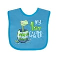 thumbnail image 1 of Inktastic My 1st Easter Dinosaur Hatching Easter Egg Boys or Girls Baby Bib, 1 of 4