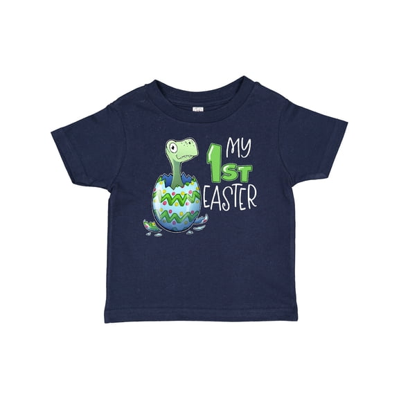 Inktastic My 1st Easter Dinosaur Hatching Easter Egg Boys or Girls Baby T-Shirt