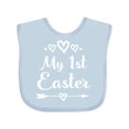 thumbnail image 1 of Inktastic My 1st Easter Girls Holiday Girls Baby Bib, 1 of 4