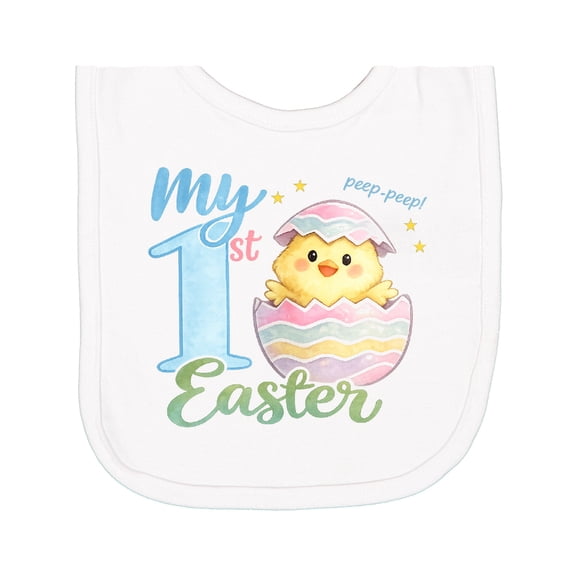 Inktastic My 1st Easter Newborn Bib