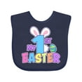 thumbnail image 1 of Inktastic My 1st Easter One with Bunny Ears and Tail Boys or Girls Baby Bib, 1 of 4