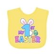 thumbnail image 1 of Inktastic My 1st Easter One with Bunny Ears and Tail Boys or Girls Baby Bib, 1 of 4