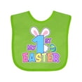 thumbnail image 1 of Inktastic My 1st Easter One with Bunny Ears and Tail Boys or Girls Baby Bib, 1 of 4