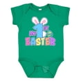 thumbnail image 1 of Inktastic My 1st Easter One with Bunny Ears and Tail Boys or Girls Baby Bodysuit, 1 of 5