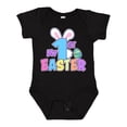 thumbnail image 1 of Inktastic My 1st Easter One with Bunny Ears and Tail Boys or Girls Baby Bodysuit, 1 of 5