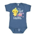 thumbnail image 1 of Inktastic My 1st Easter with Baby Chick and Eggs in Wagon Boys or Girls Baby Bodysuit, 1 of 5