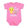 thumbnail image 1 of Inktastic My 1st Easter with Baby Chick and Eggs in Wagon Boys or Girls Baby Bodysuit, 1 of 5