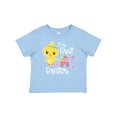 thumbnail image 1 of Inktastic My 1st Easter with Baby Chick and Eggs in Wagon Boys or Girls Baby T-Shirt, 1 of 5