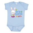 thumbnail image 1 of Inktastic My 1st Easter with Bunny and Easter Basket Boys Baby Bodysuit, 1 of 5