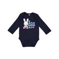 thumbnail image 1 of Inktastic My 1st Easter with Bunny and Easter Basket Boys Long Sleeve Baby Bodysuit, 1 of 5