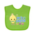 thumbnail image 1 of Inktastic My 1st Easter with Chick and Easter Eggs Boys Baby Bib, 1 of 4