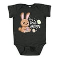 thumbnail image 1 of Inktastic My 1st Easter with Cute Brown Bunny and Easter Eggs Boys or Girls Baby Bodysuit, 1 of 5