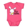 thumbnail image 1 of Inktastic My 1st Easter with Cute Bunny and Carrot Boys or Girls Baby Bodysuit, 1 of 5